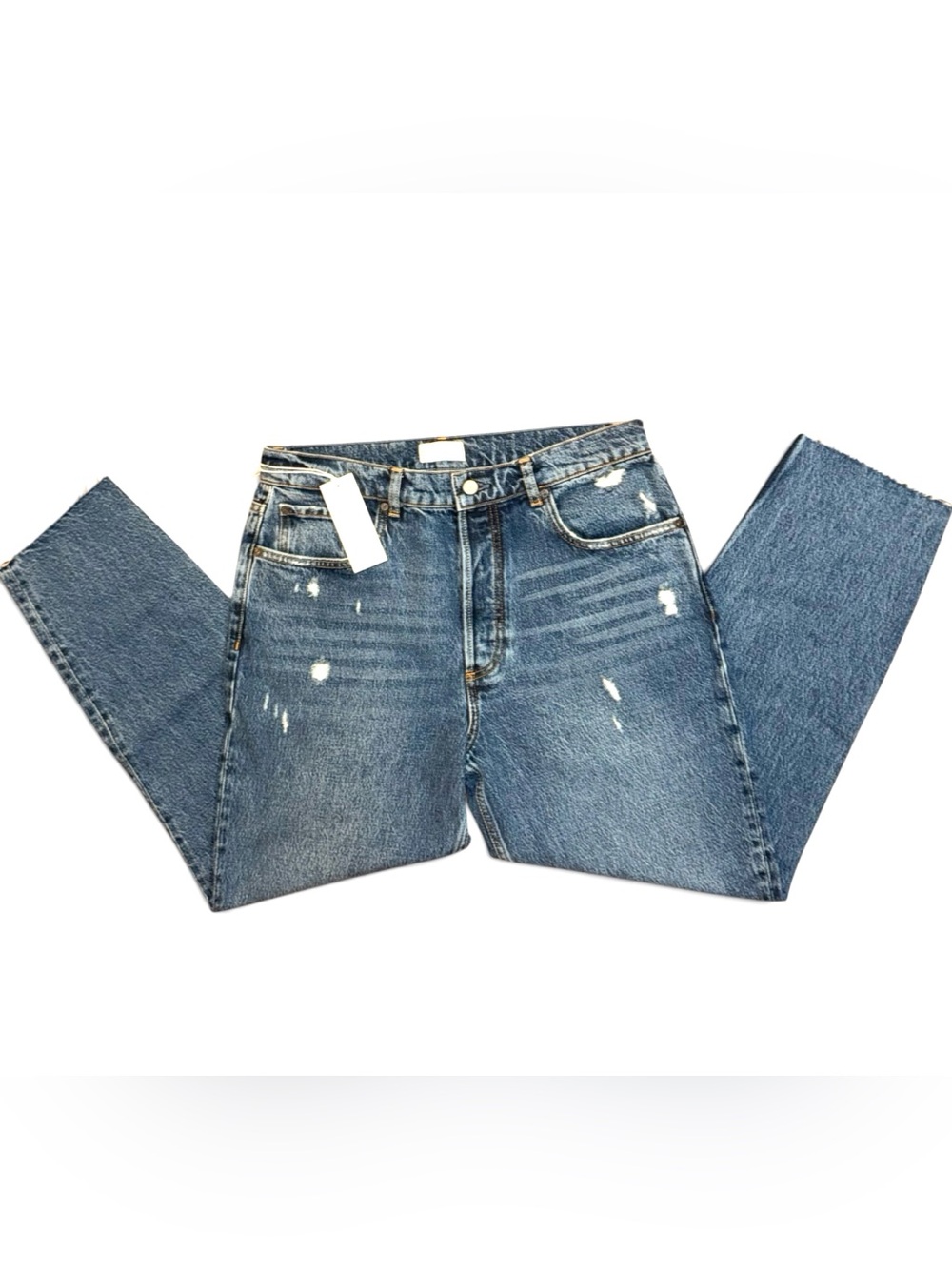 Boyish “The Billy” High Rise Jeans Ankle Length City Lights Wash Women Size 30